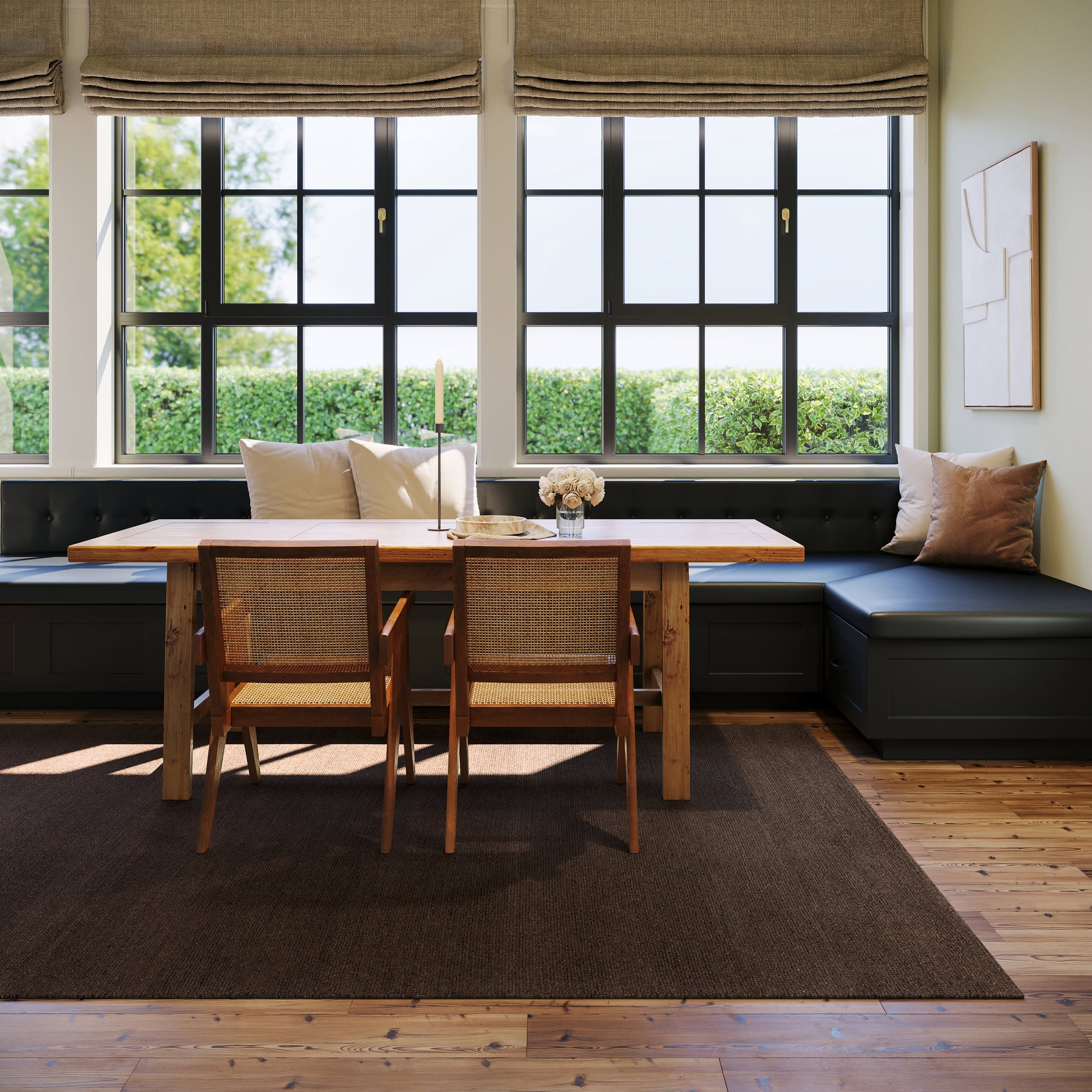 Hollis Solid Wool Rug