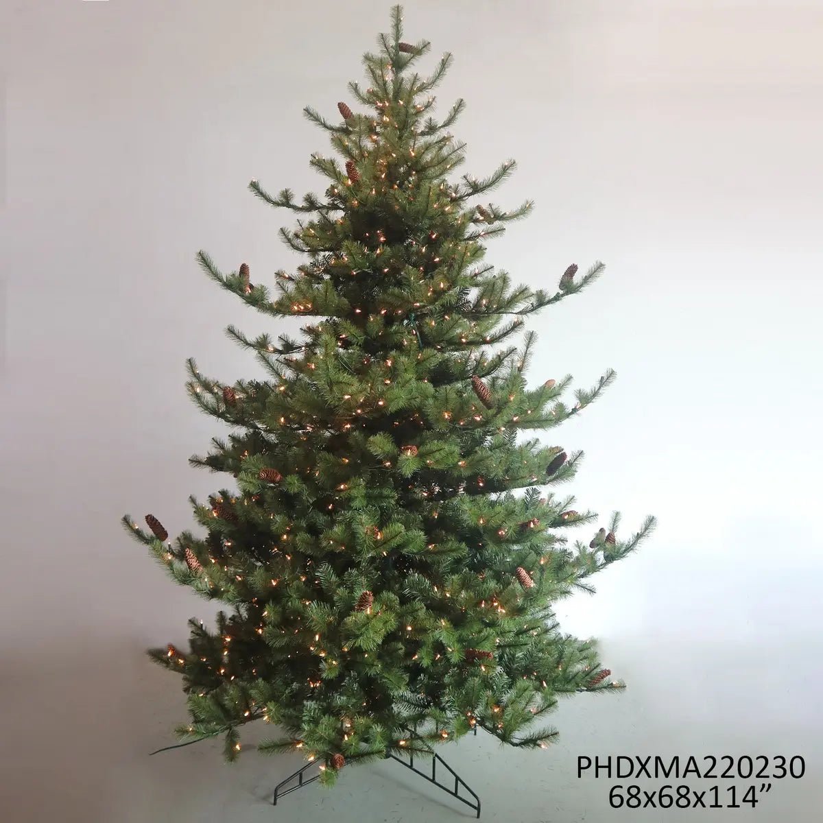 9.5' Grand Classic Christmas Tree With Lights - A Cottage in the City