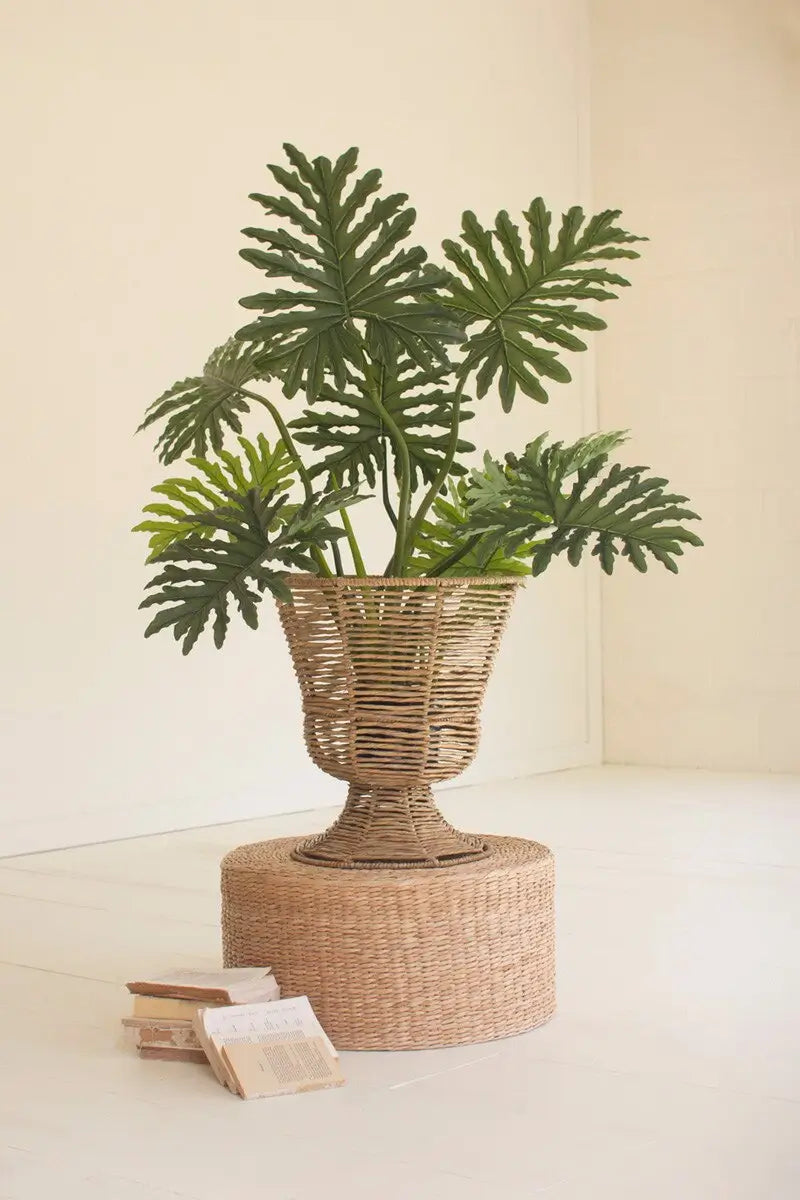Iron and Seagrass Urn