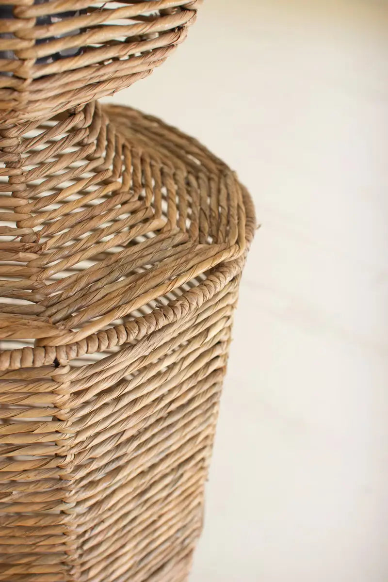 Iron and Seagrass Urn