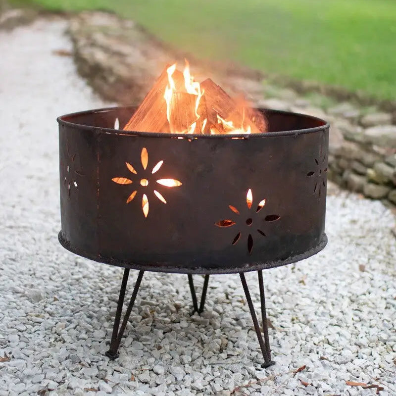 Rustic Iron Fire Pit