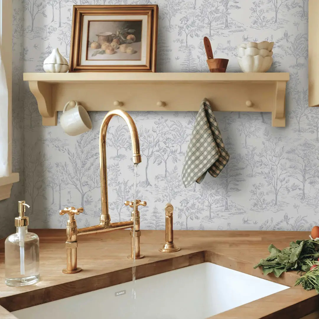 Arbor Toile Peel & Stick Wallpaper