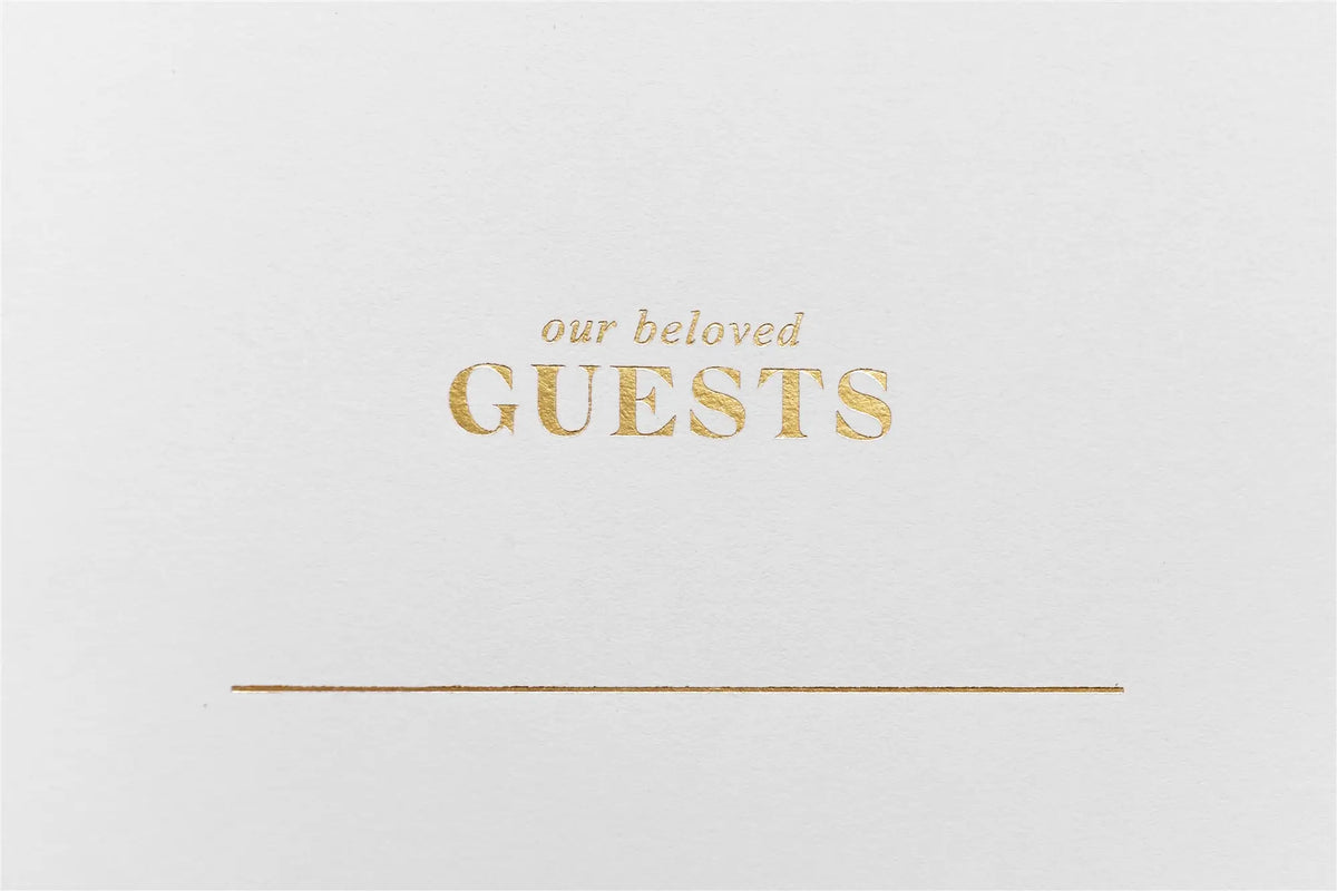 Heather Grey Linen Guestbook