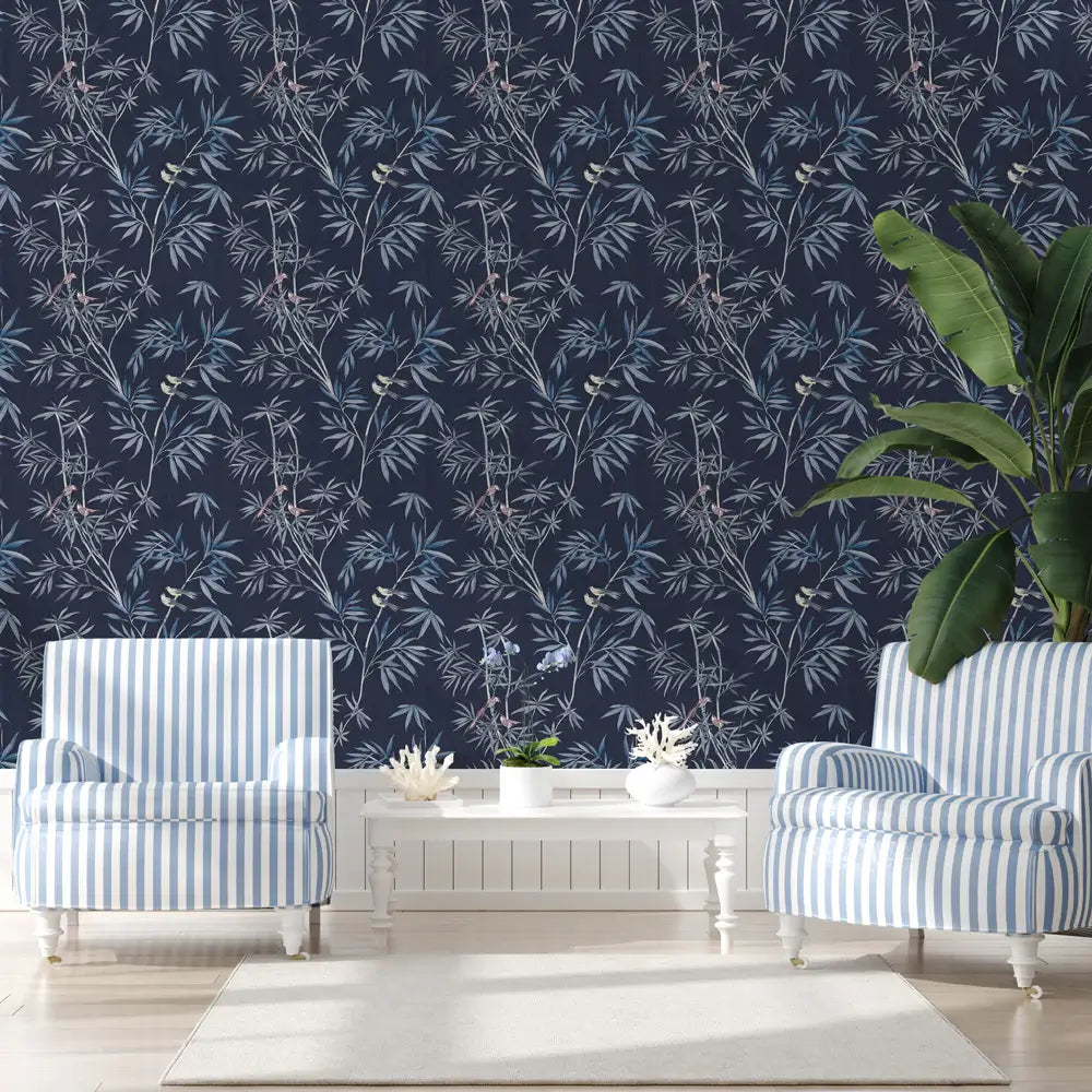 Bamboo Chinoiserie Peel & Stick Wallpaper