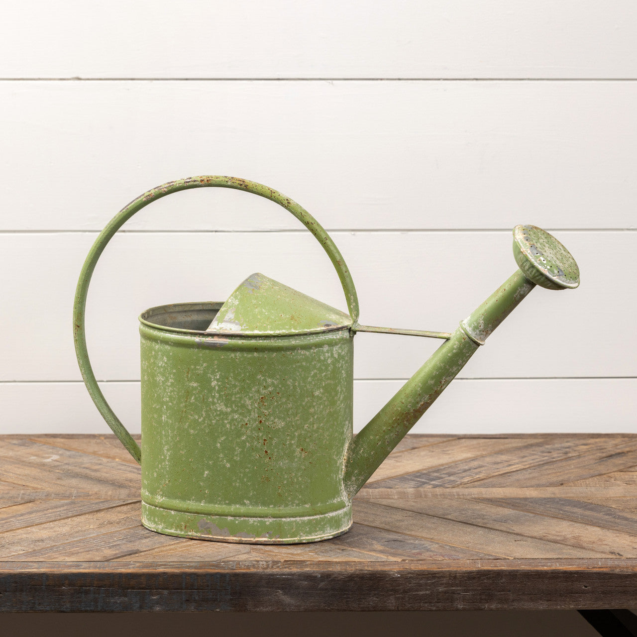 Aged Green Watering Can