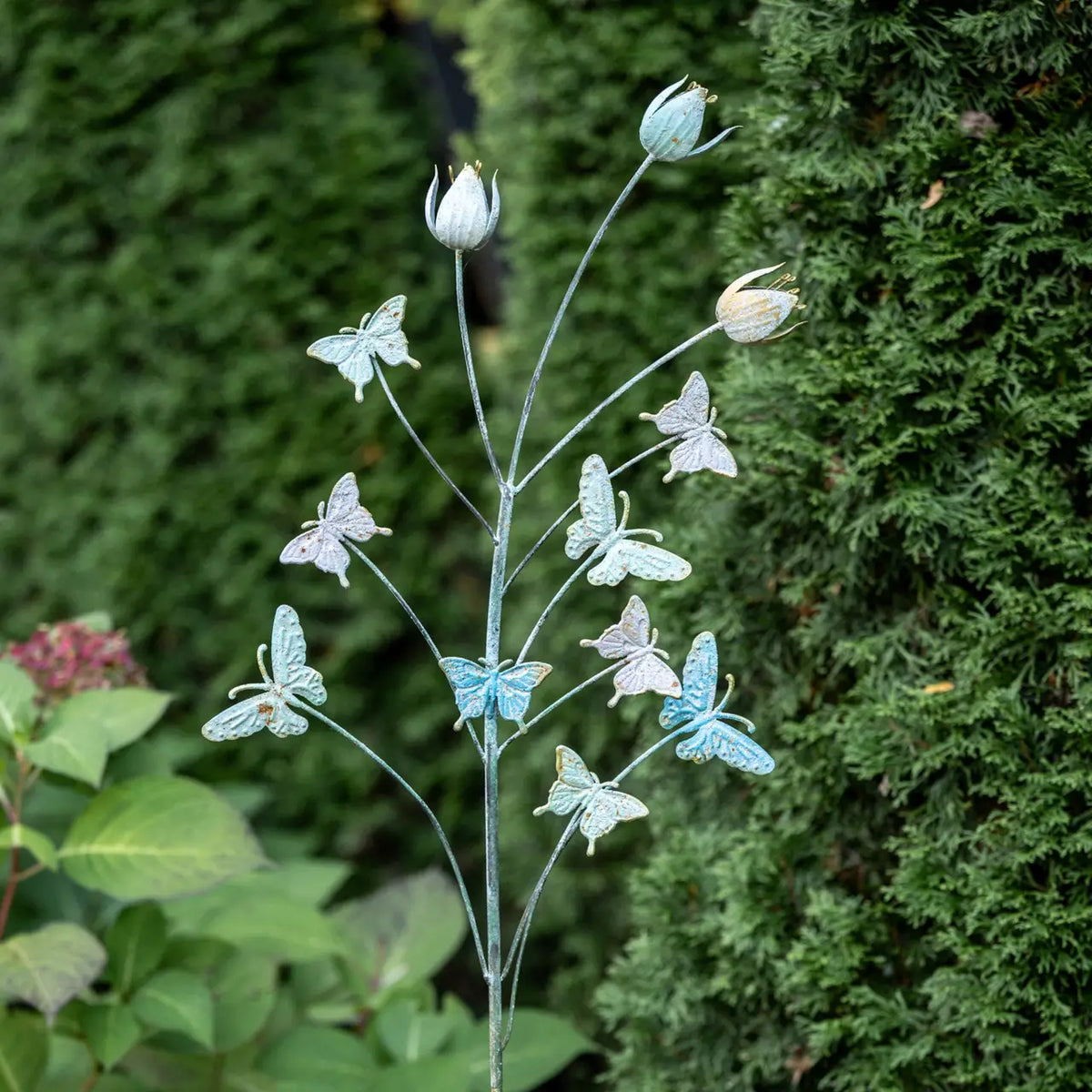 Butterflies & Tulips Stake