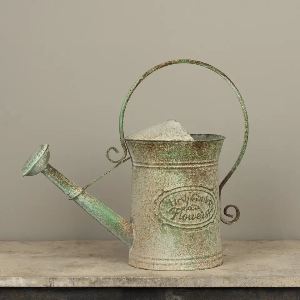 Fresh Garden Flowers Watering Can