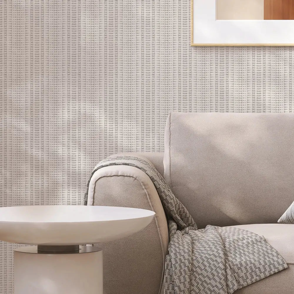 Batik Stripe Peel & Stick Wallpaper