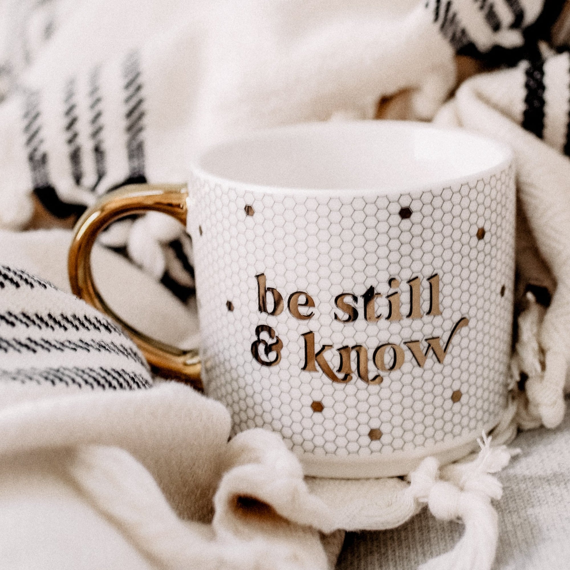 Be Still and Know Tile Coffee Mug