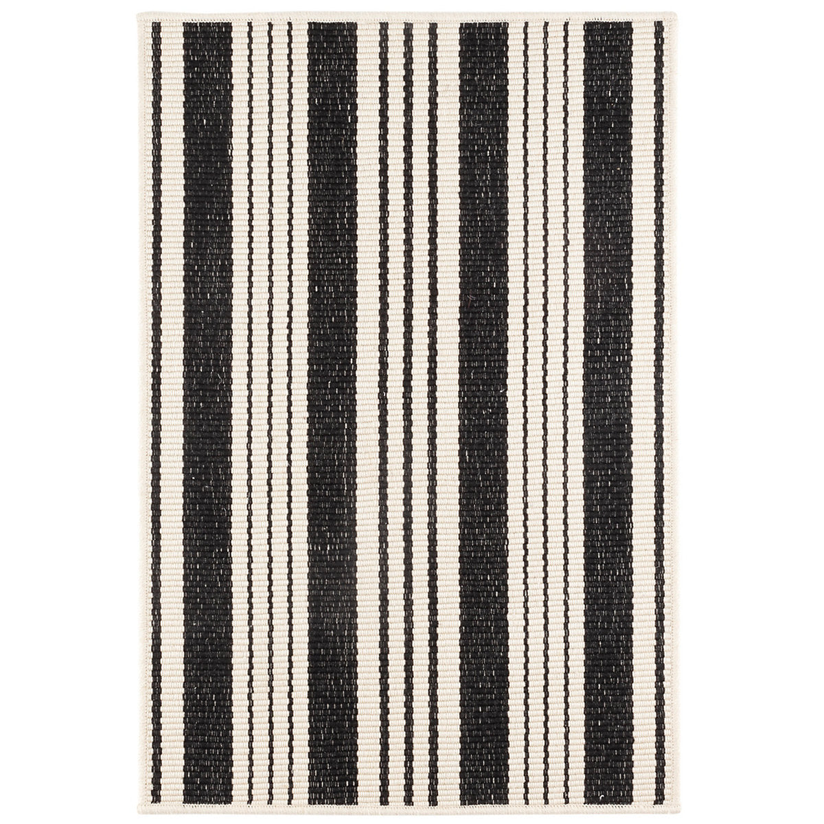 Dash & Albert Birmingham Black Indoor/Outdoor Rug