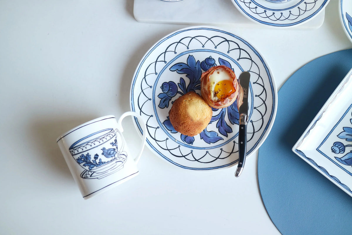 Heritage Blue Bird 8" Salad Plate