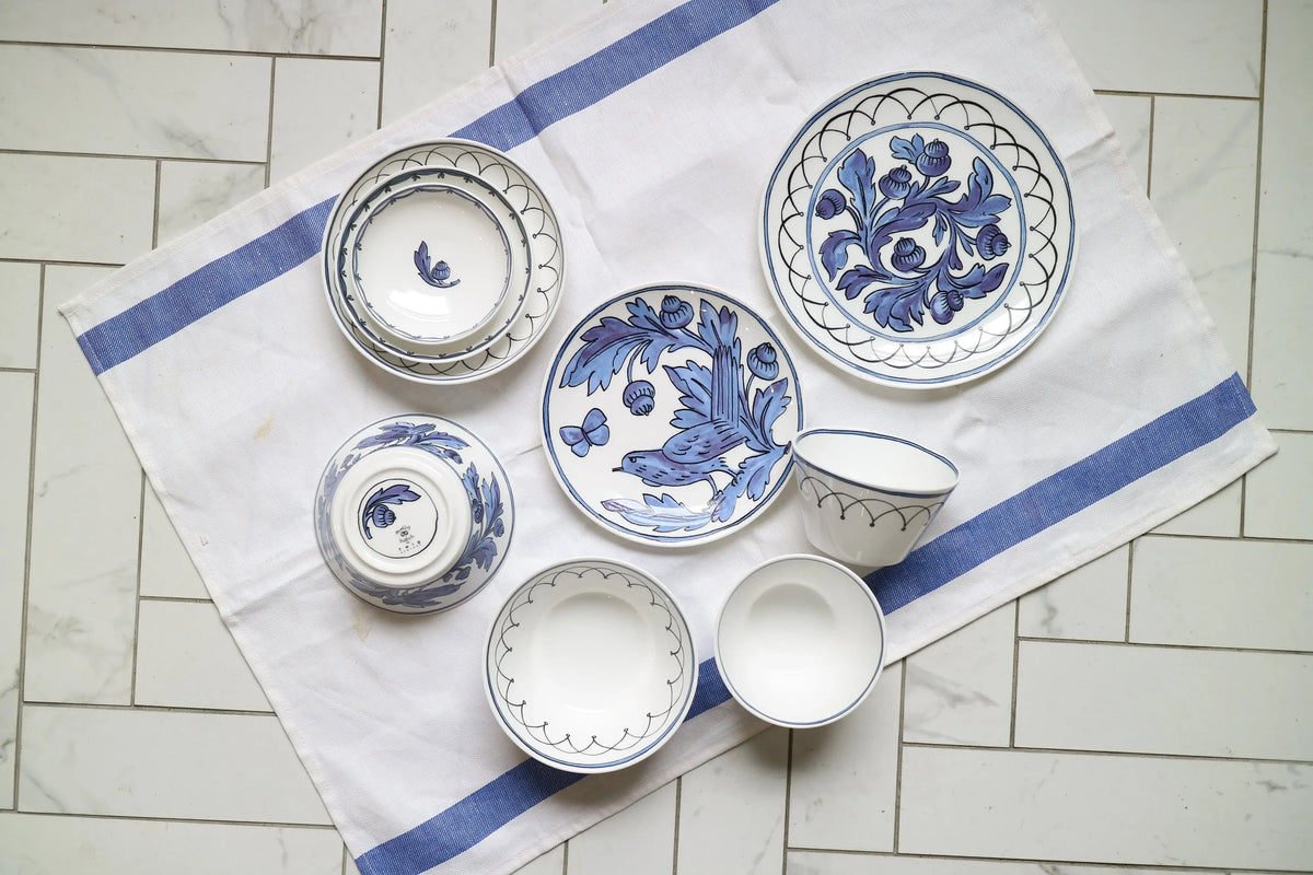 Heritage Blue Bird 8" Salad Plate