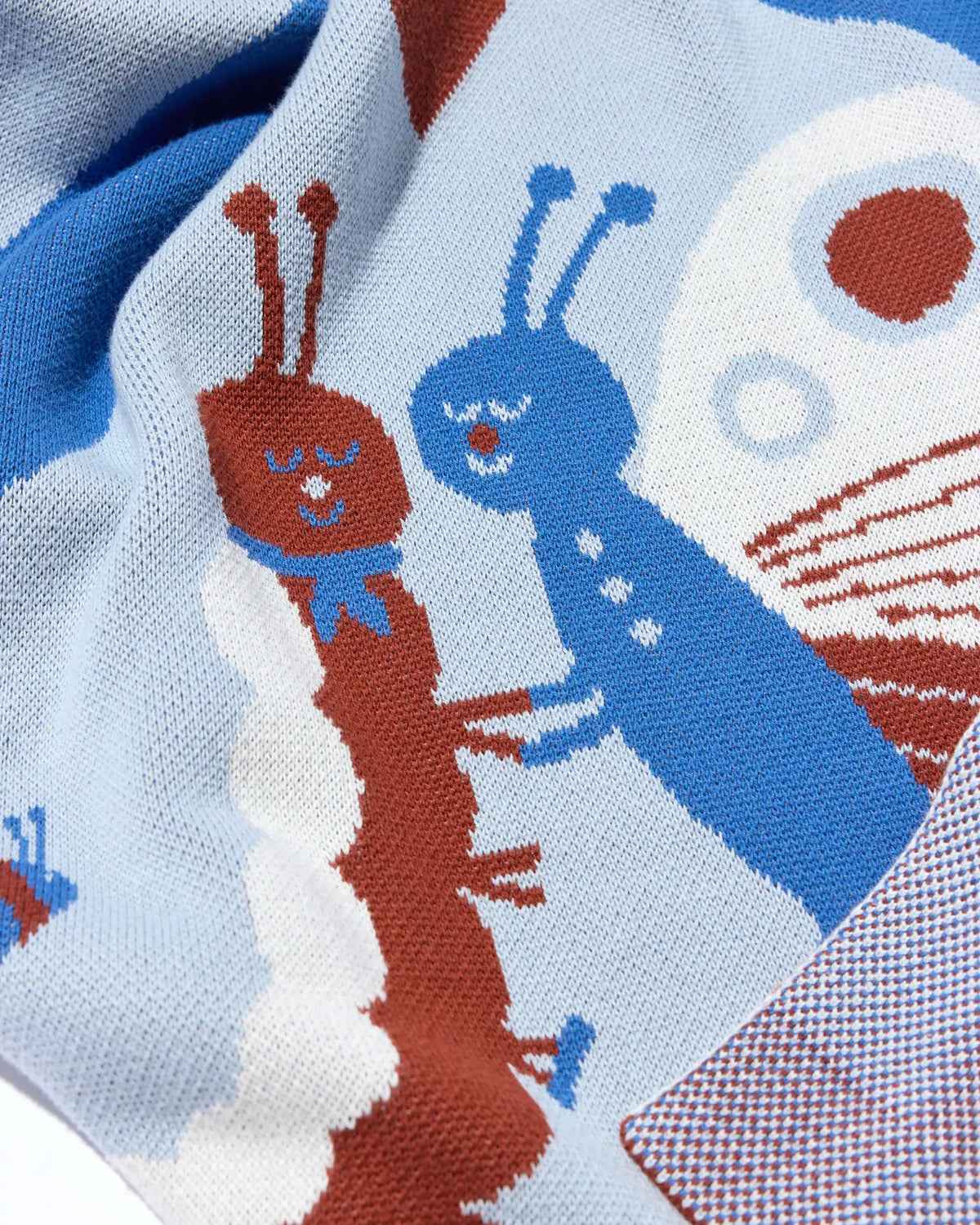 Biquette Bugs in Love Knit Blanket