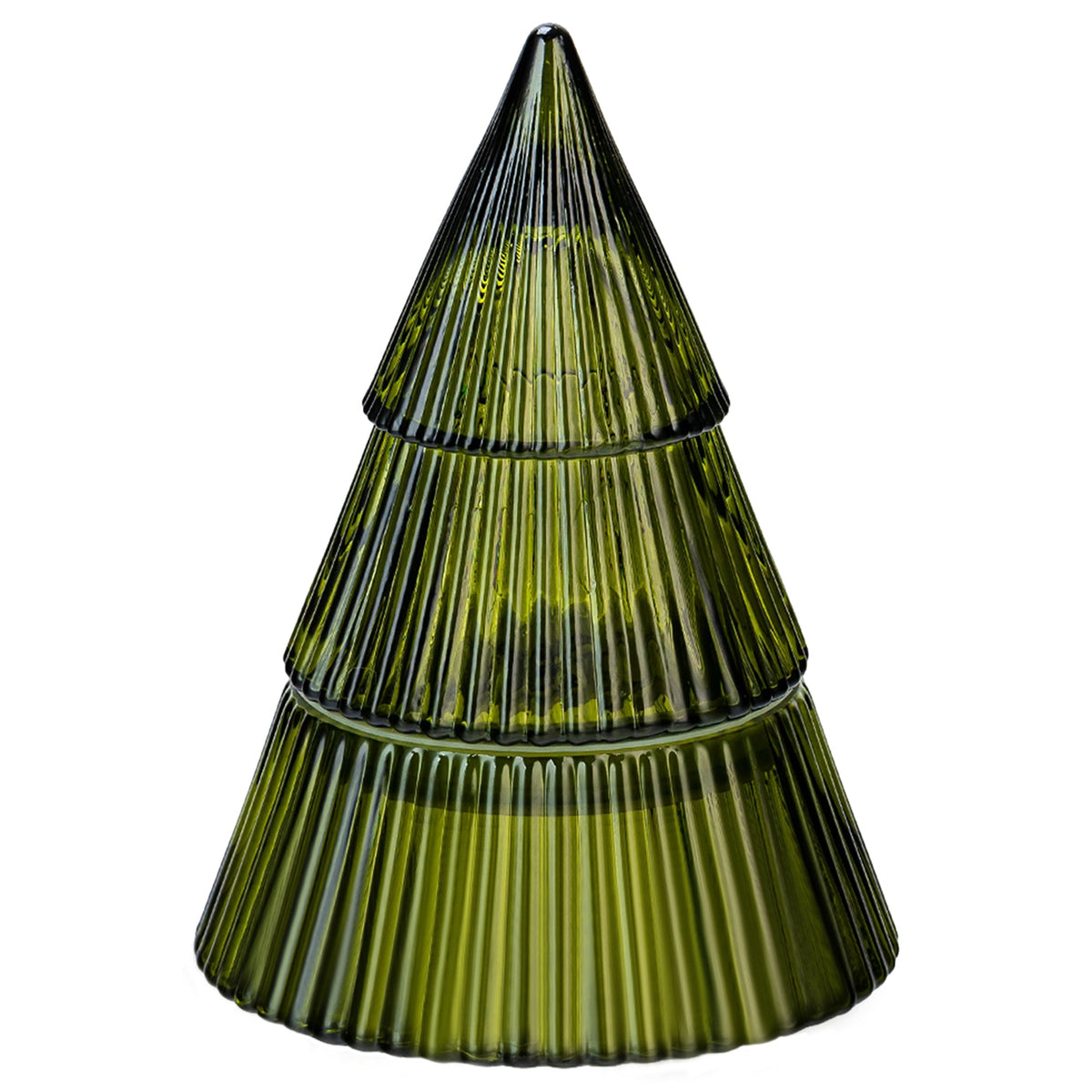 Fraser Fir Glass Tree Candle