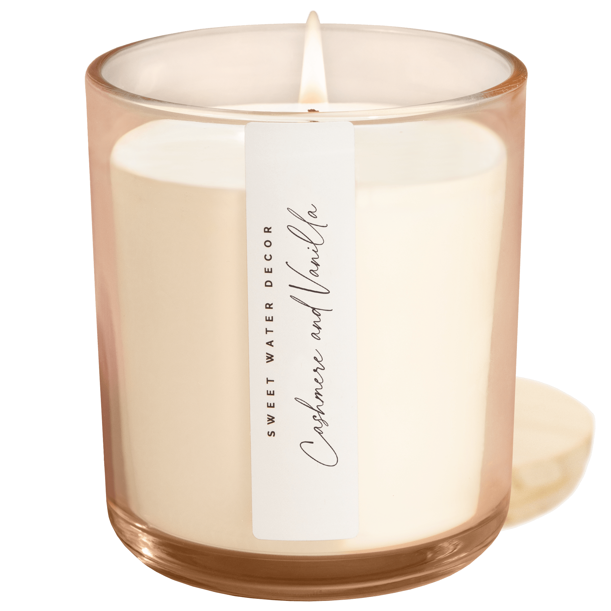 Cashmere & Vanilla Tinted Glass Jar Candle