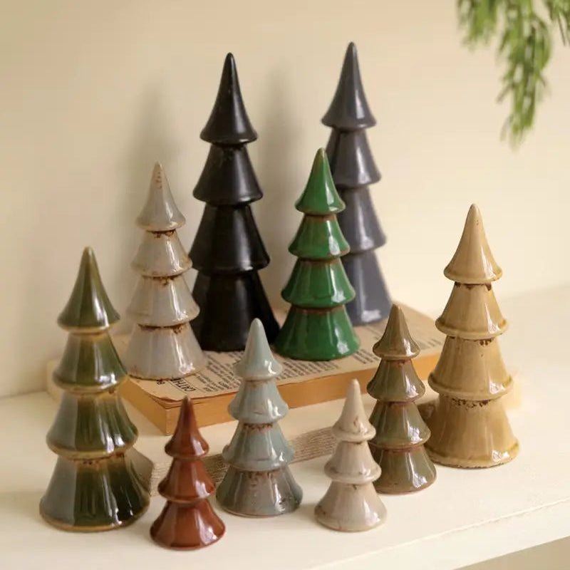 Ceramic Christmas Tree Set