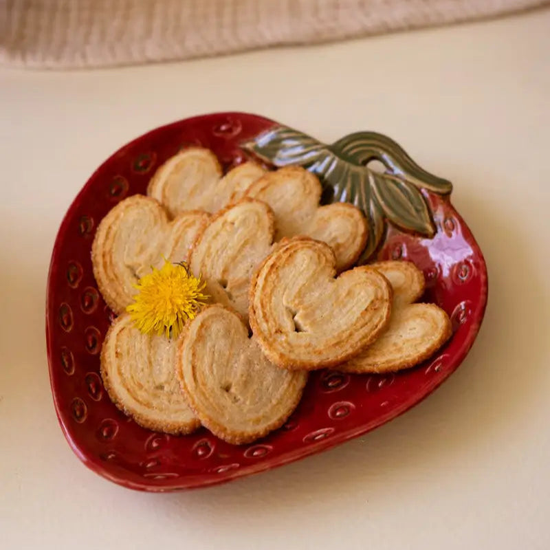 Ceramic Strawberry Platter