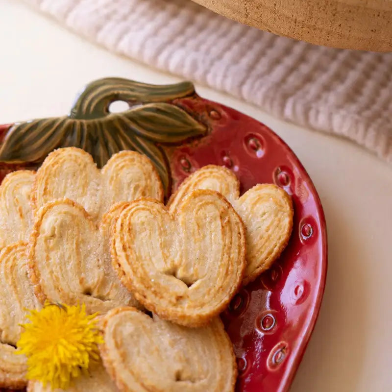 Ceramic Strawberry Platter