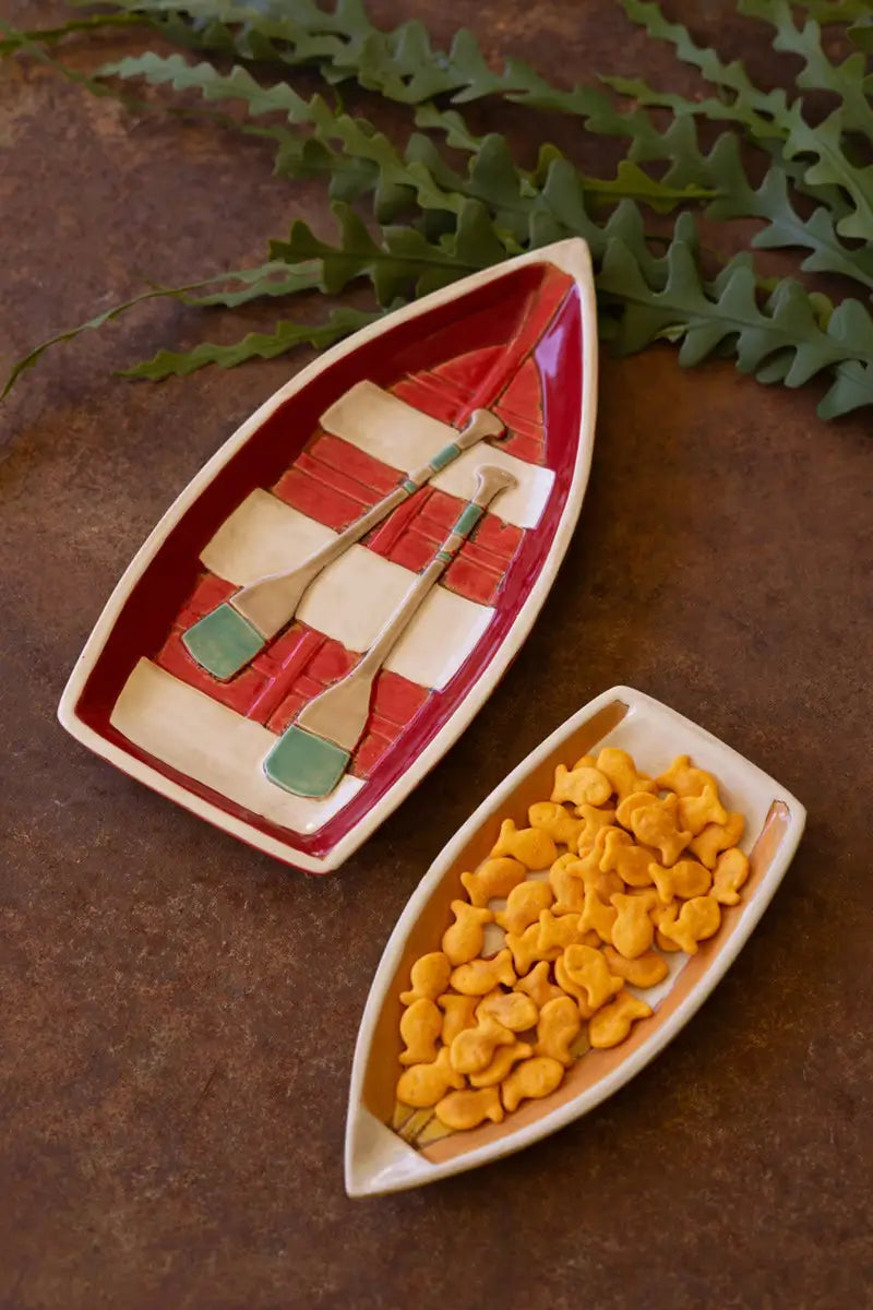 Ceramic Boat Platter Set