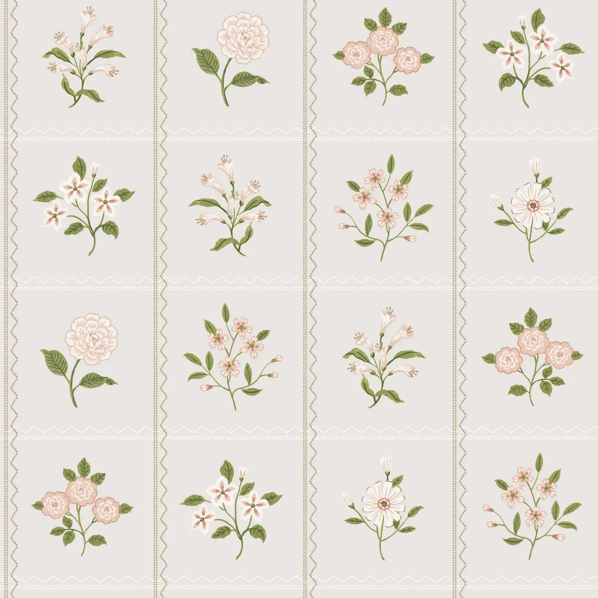 Cottage Floral Peel & Stick Wallpaper