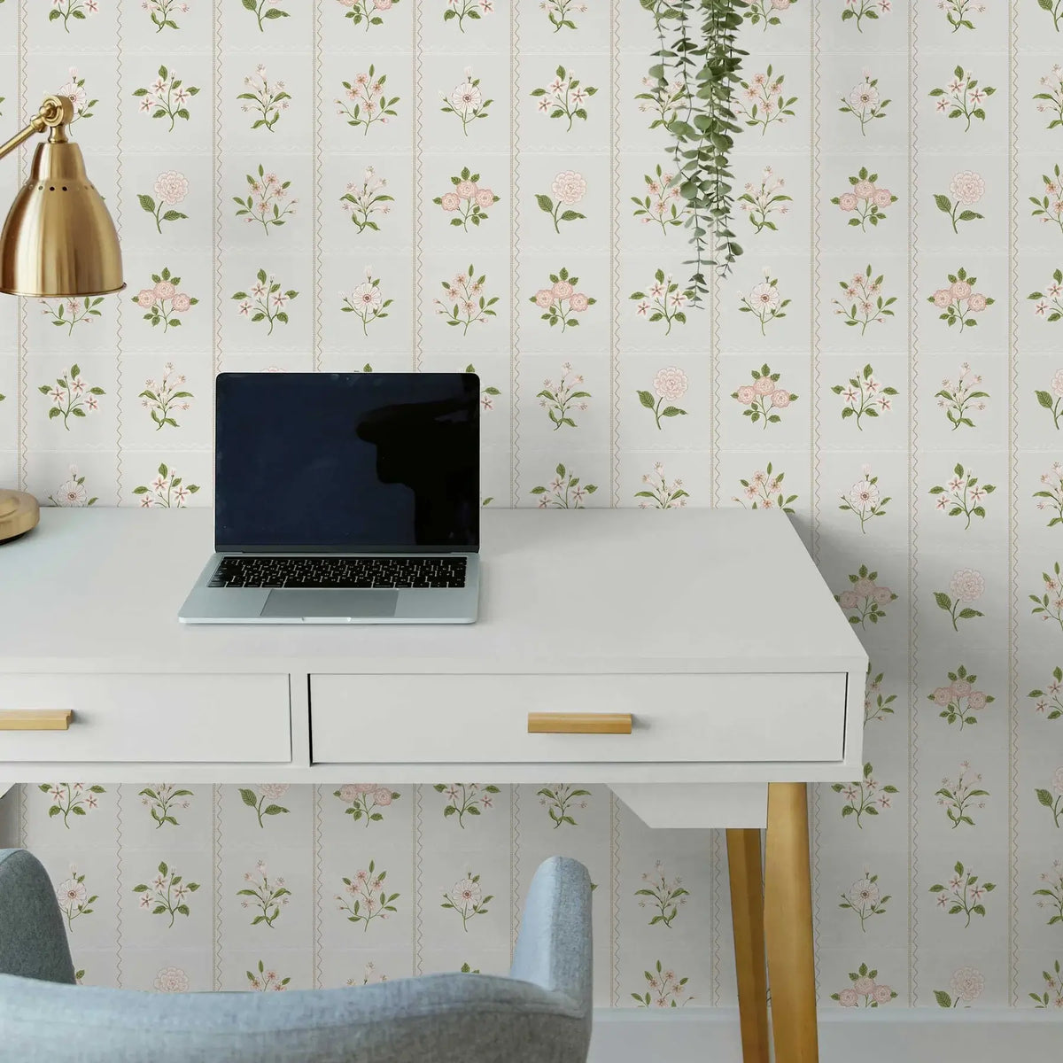Cottage Floral Peel & Stick Wallpaper