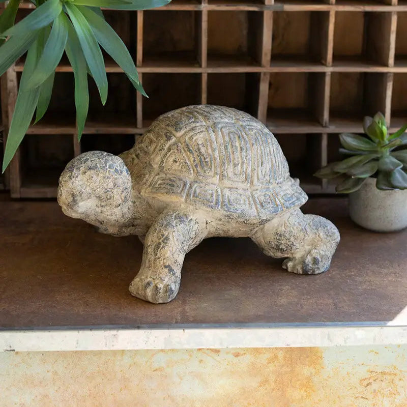 Faux Concrete Turtle