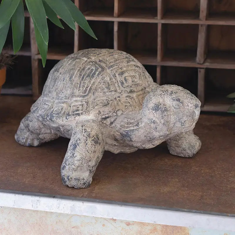 Faux Concrete Turtle
