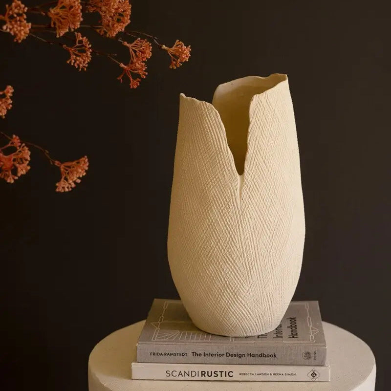 Textured Bloom Flower Vase