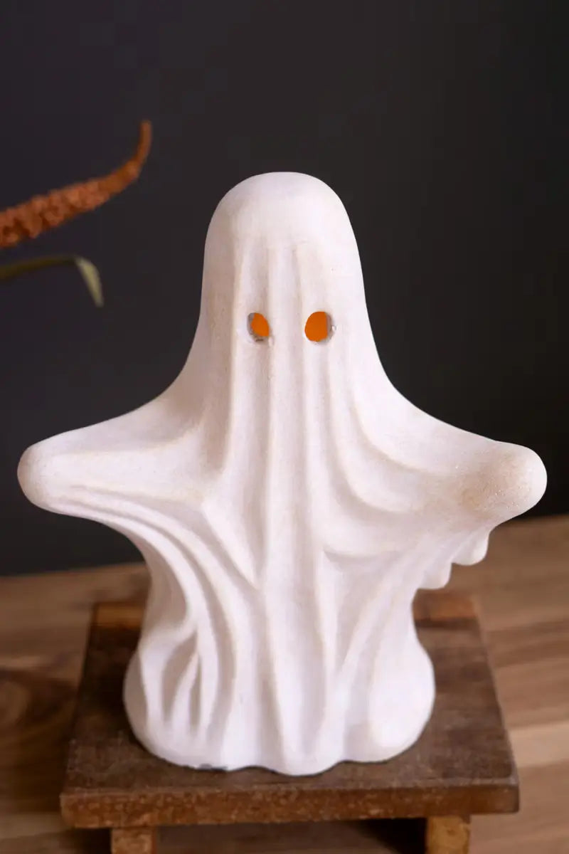 Cement Halloween Ghost Set