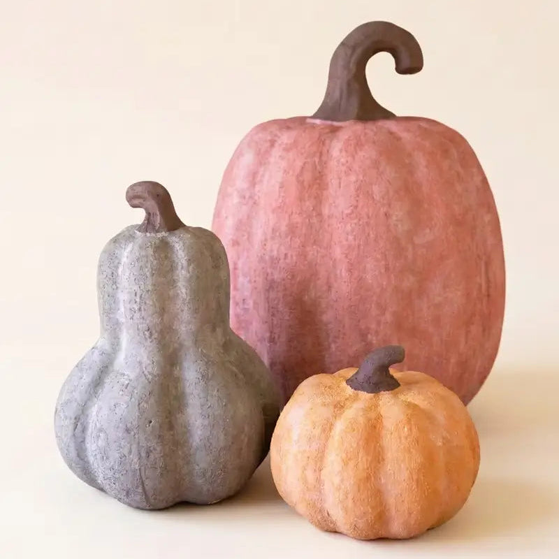 Terracotta Pumpkin Set