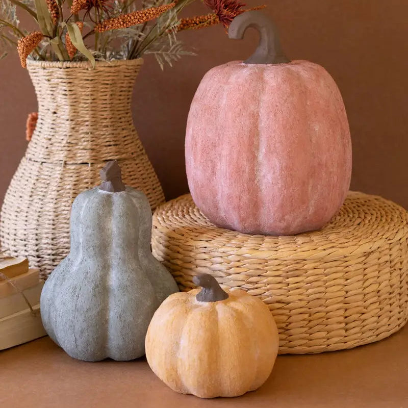 Terracotta Pumpkin Set