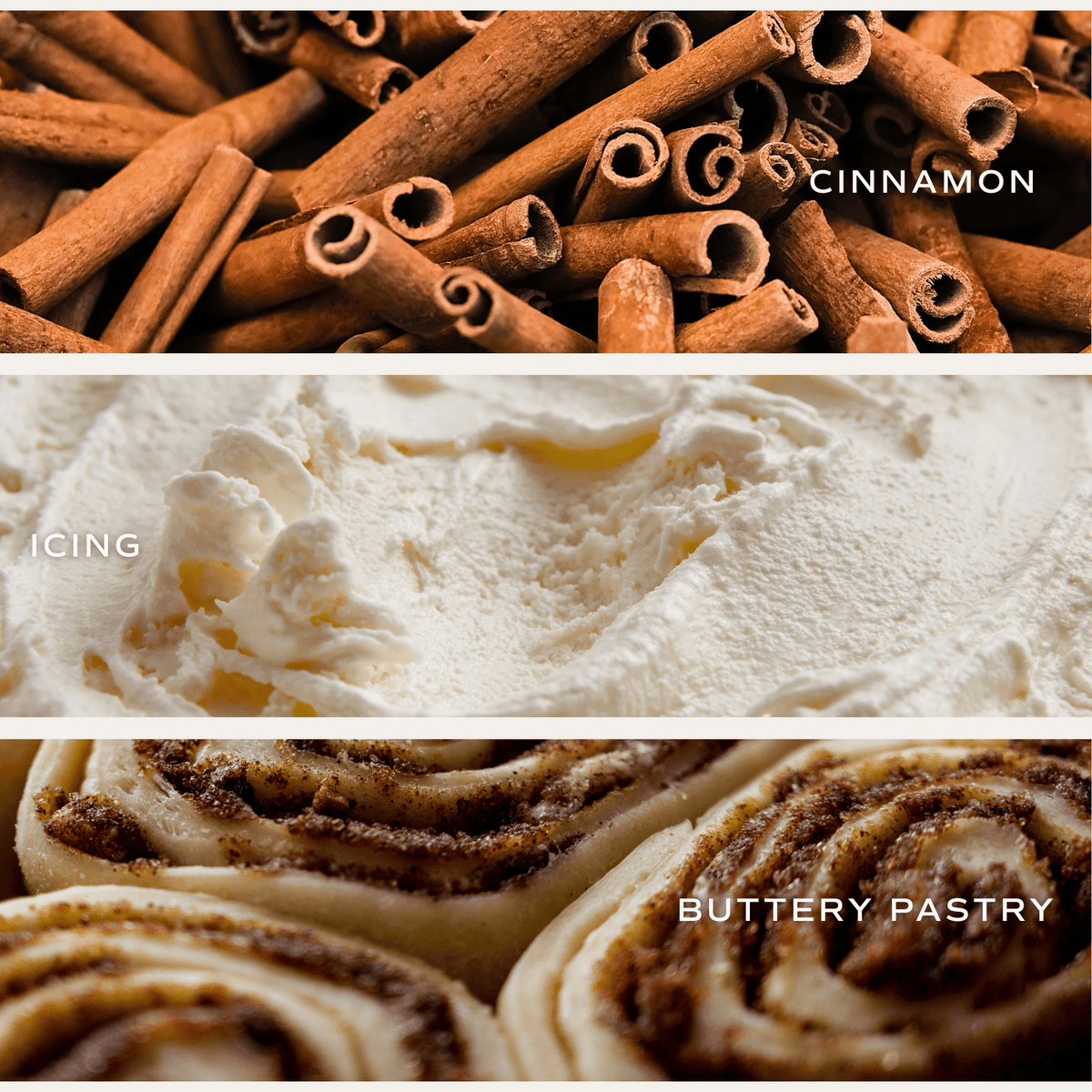 Cinnamon Rolls Amber Glass Jar Candle