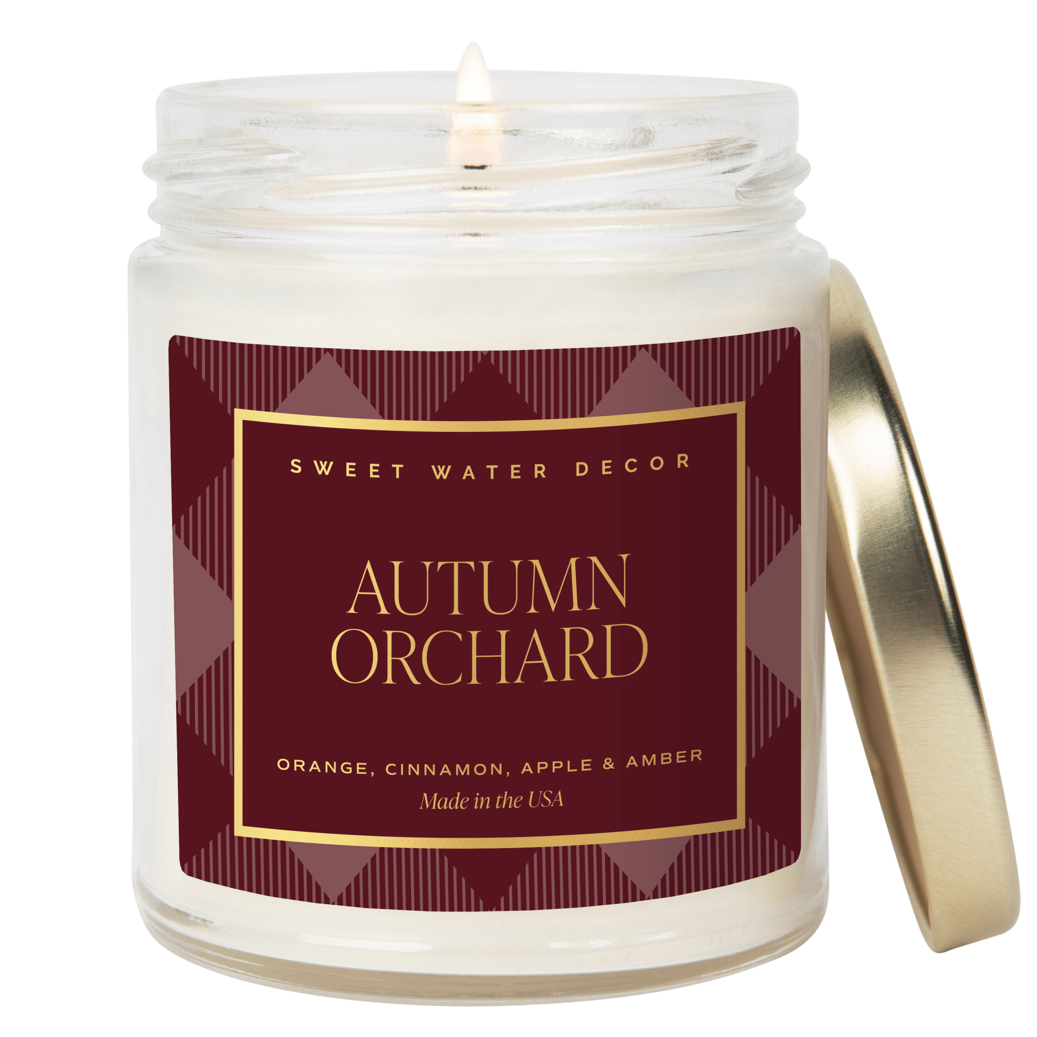 Autumn Orchard Patterned Jar Candle