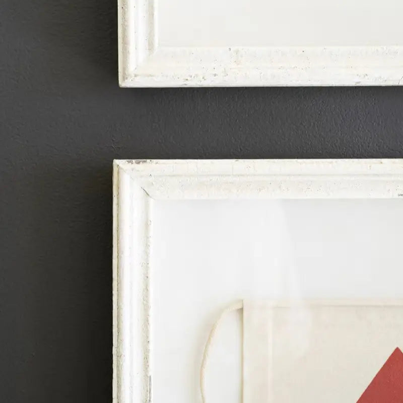 Framed Nautical Canvas Flags Under Glass Set