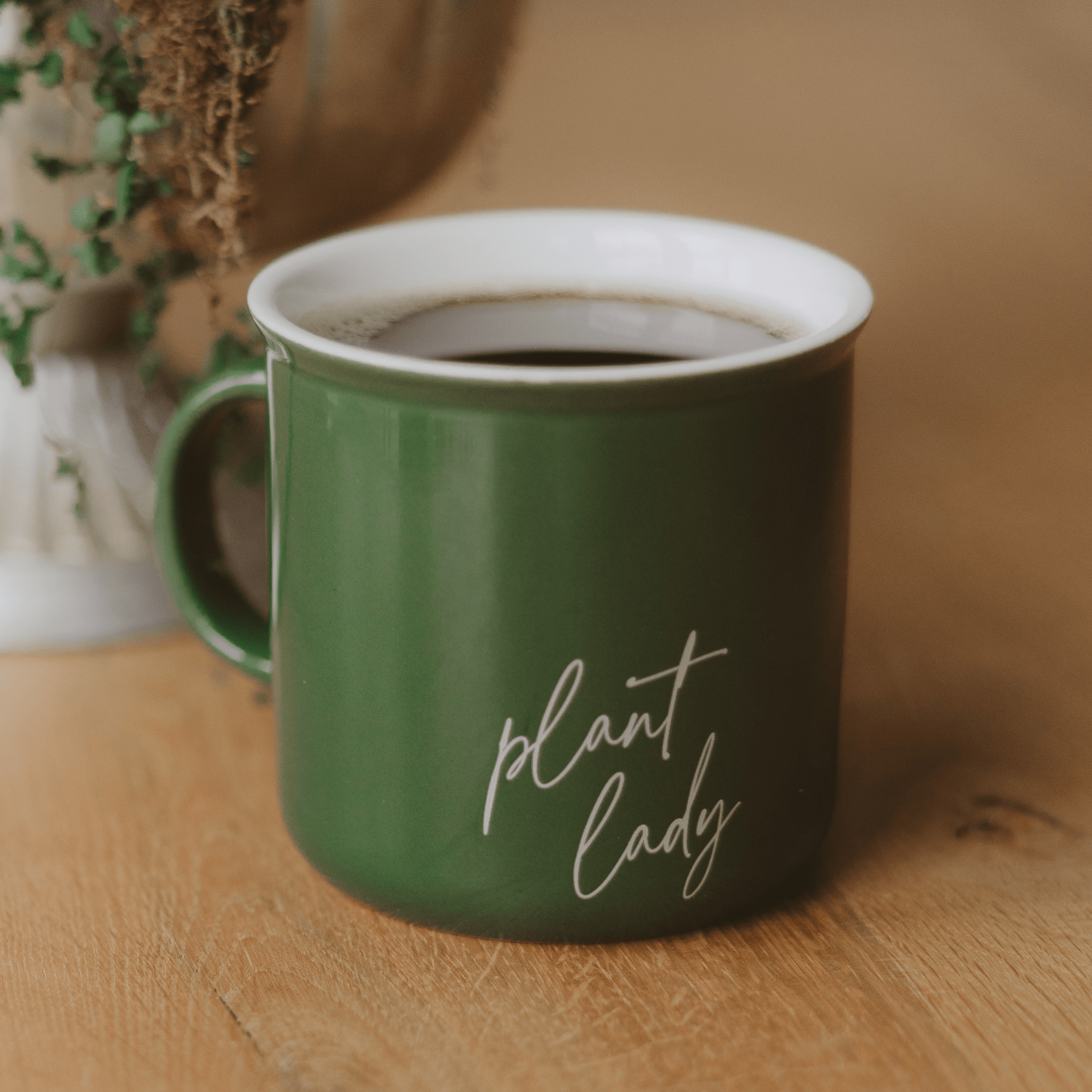Plant Lady Green Coffee Mug