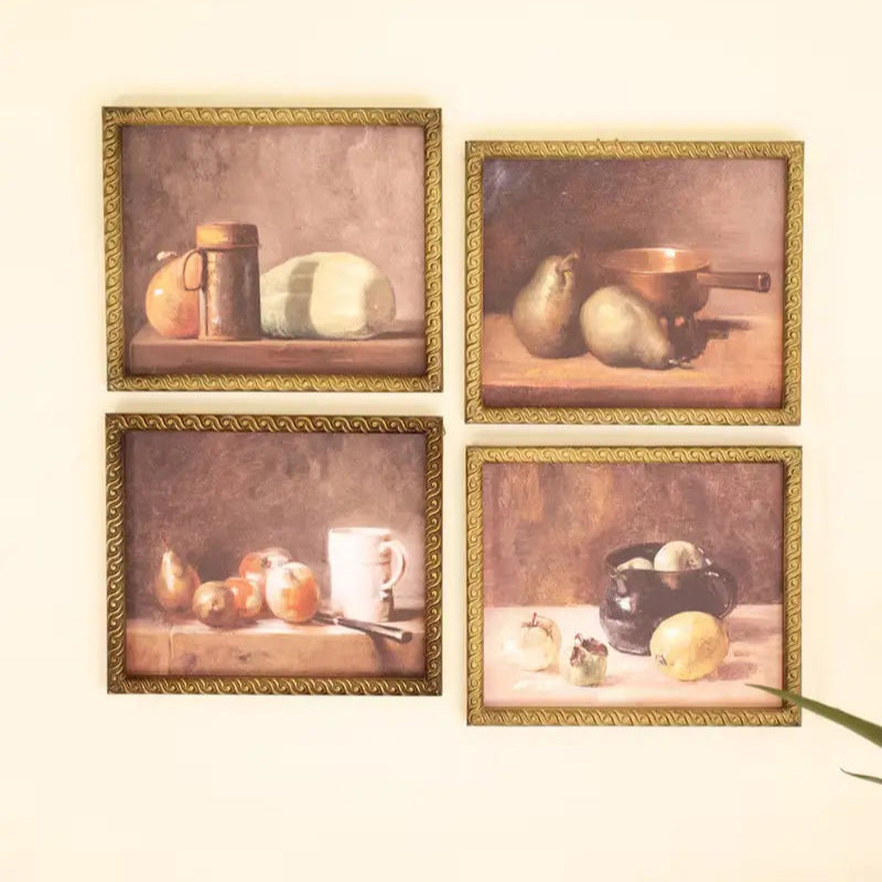 Framed Still Life Art Print Set
