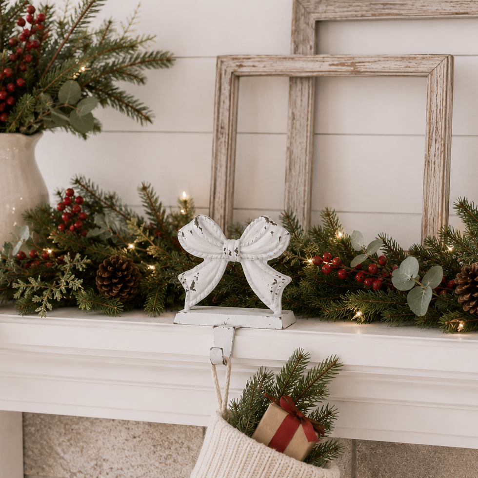Petite Bow Stocking Holder