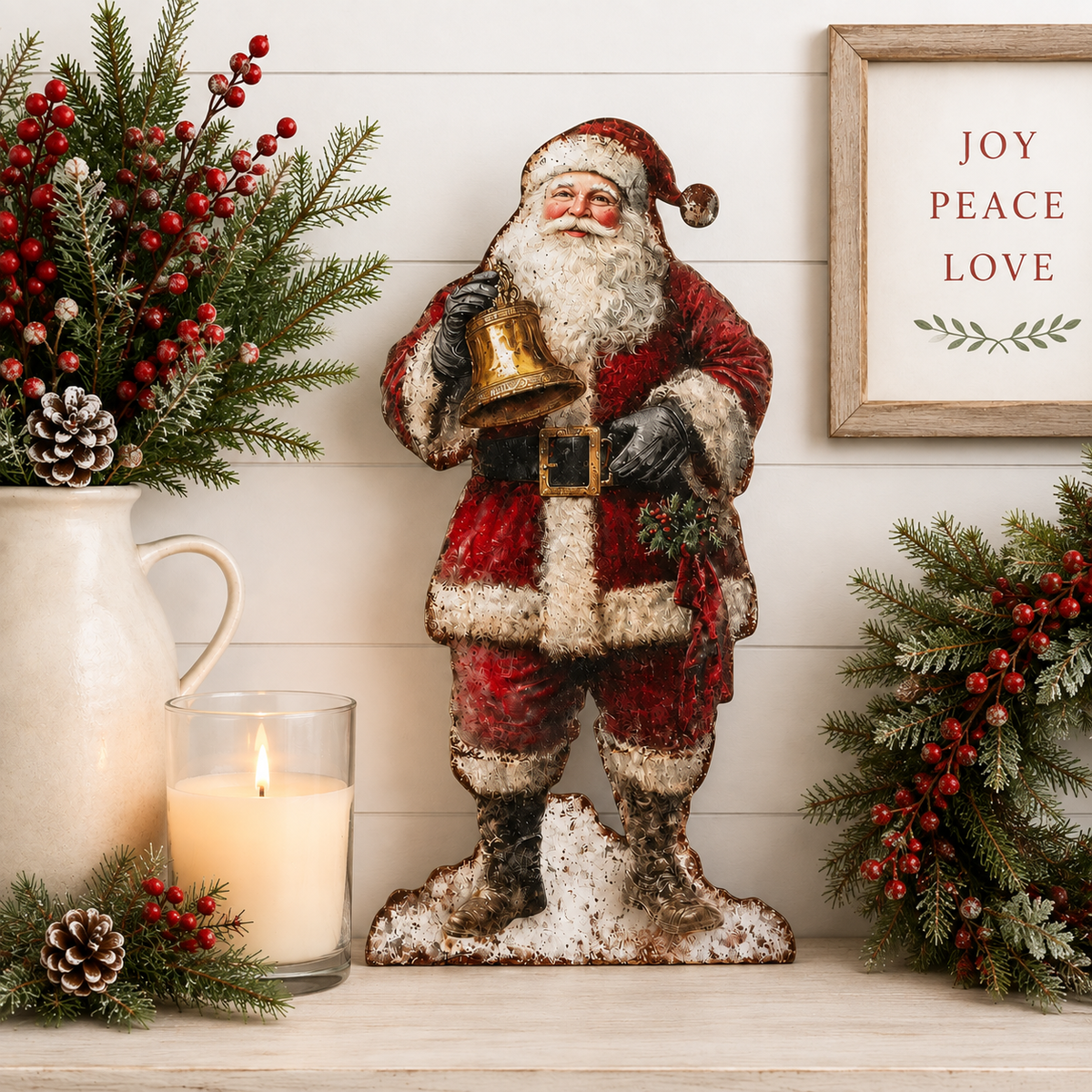Santa With Bell Metal Dummy Board
