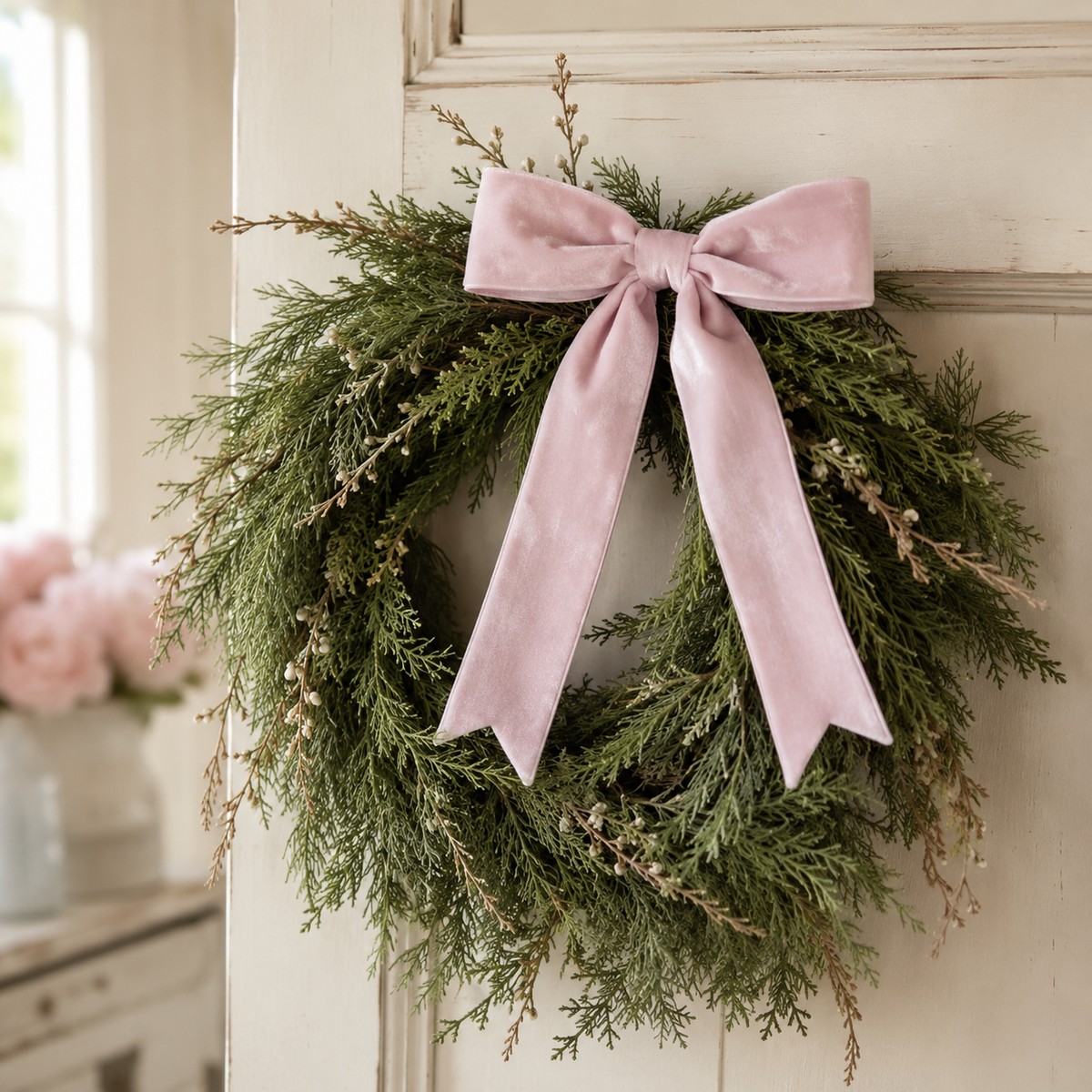 Velvet Clip-On Bow Set