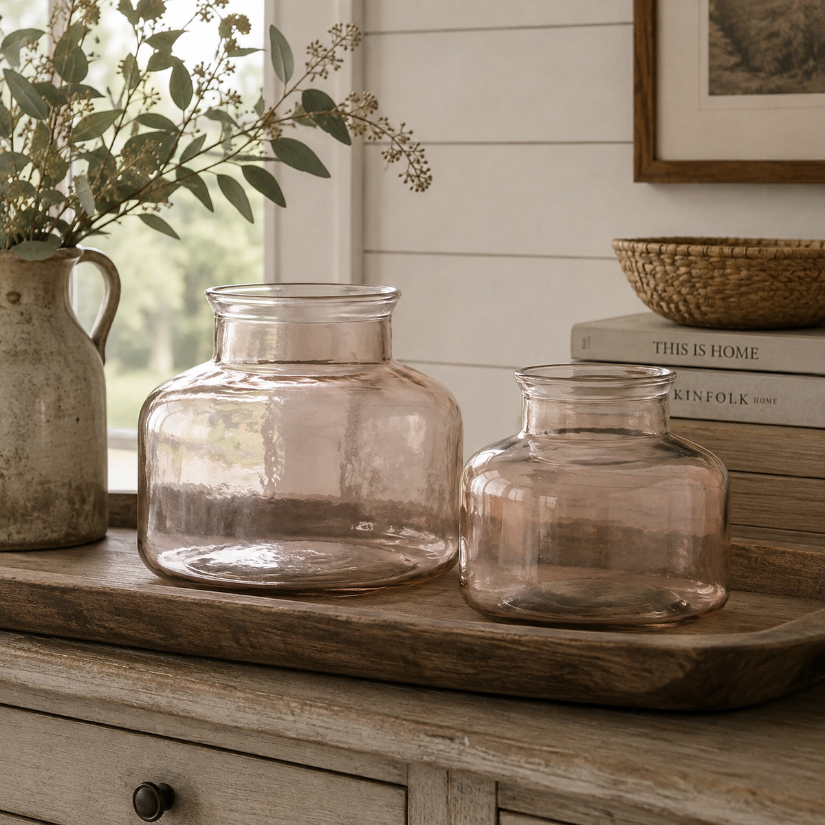 Montana Recycled Glass Jar Vase