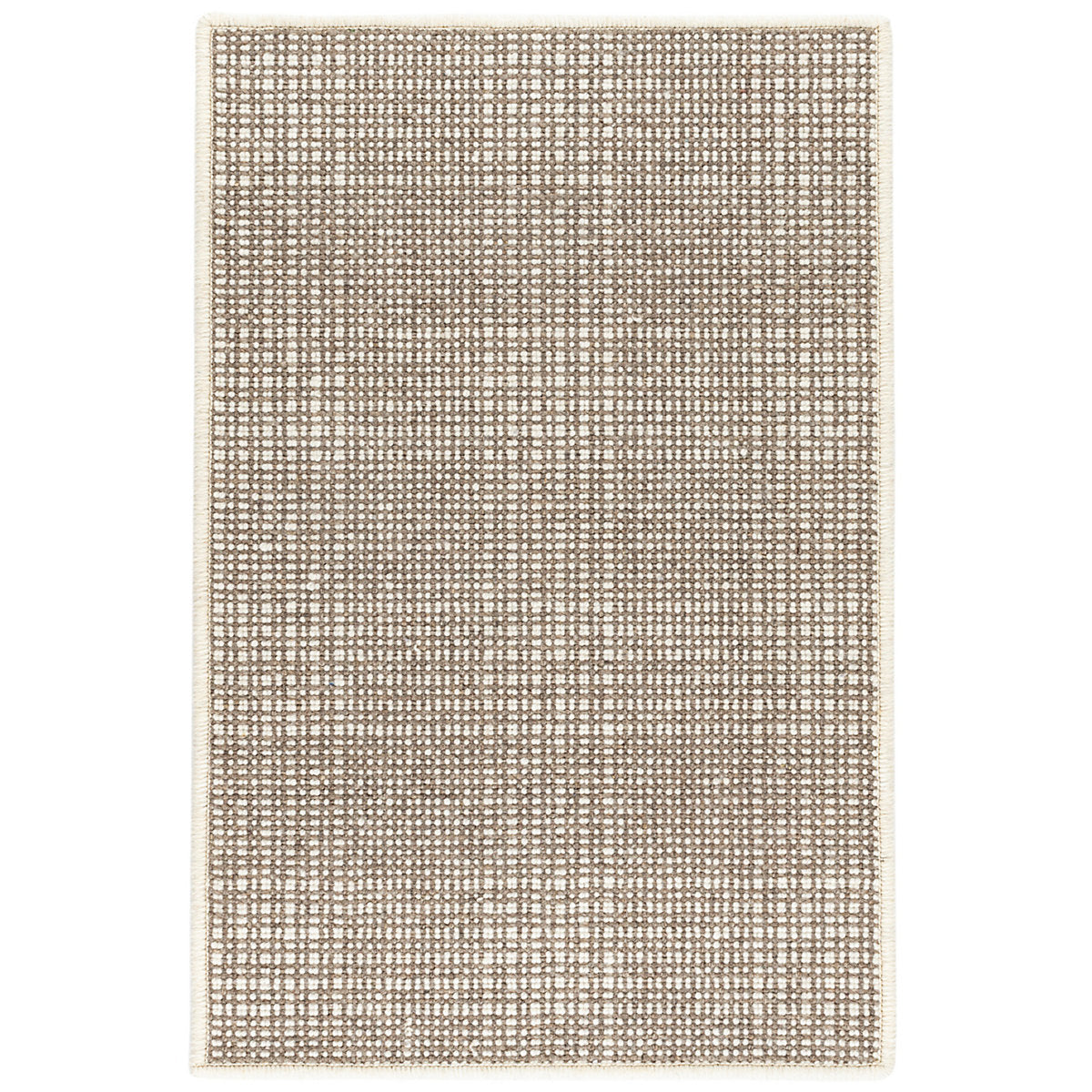 Dash & Albert Checkers Woven Wool Custom Rug
