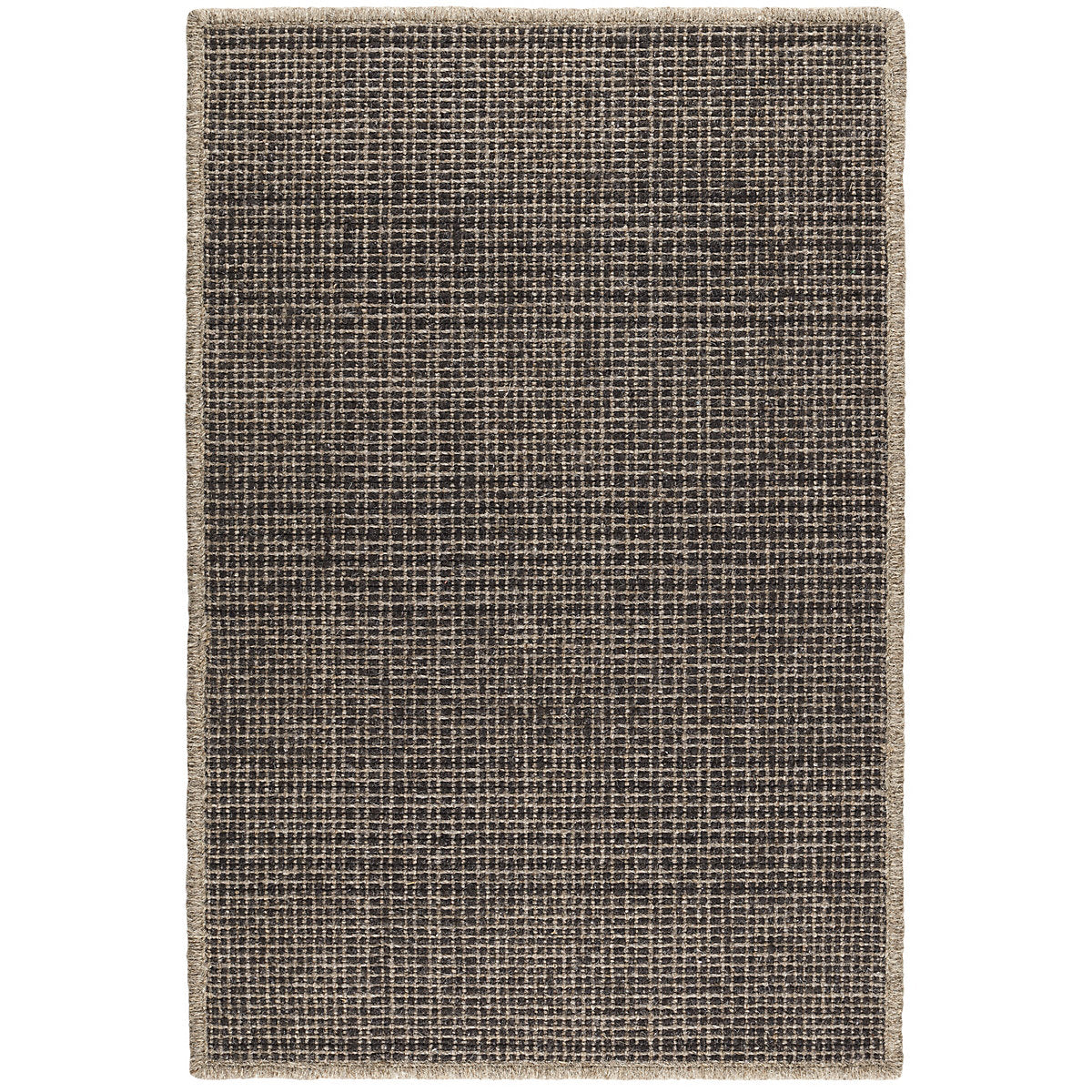 Dash & Albert Checkers Woven Wool Custom Rug