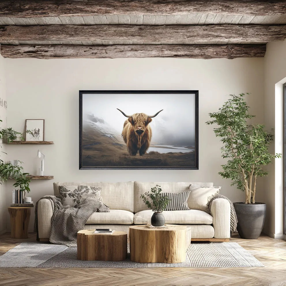 Highland Cow Art Print