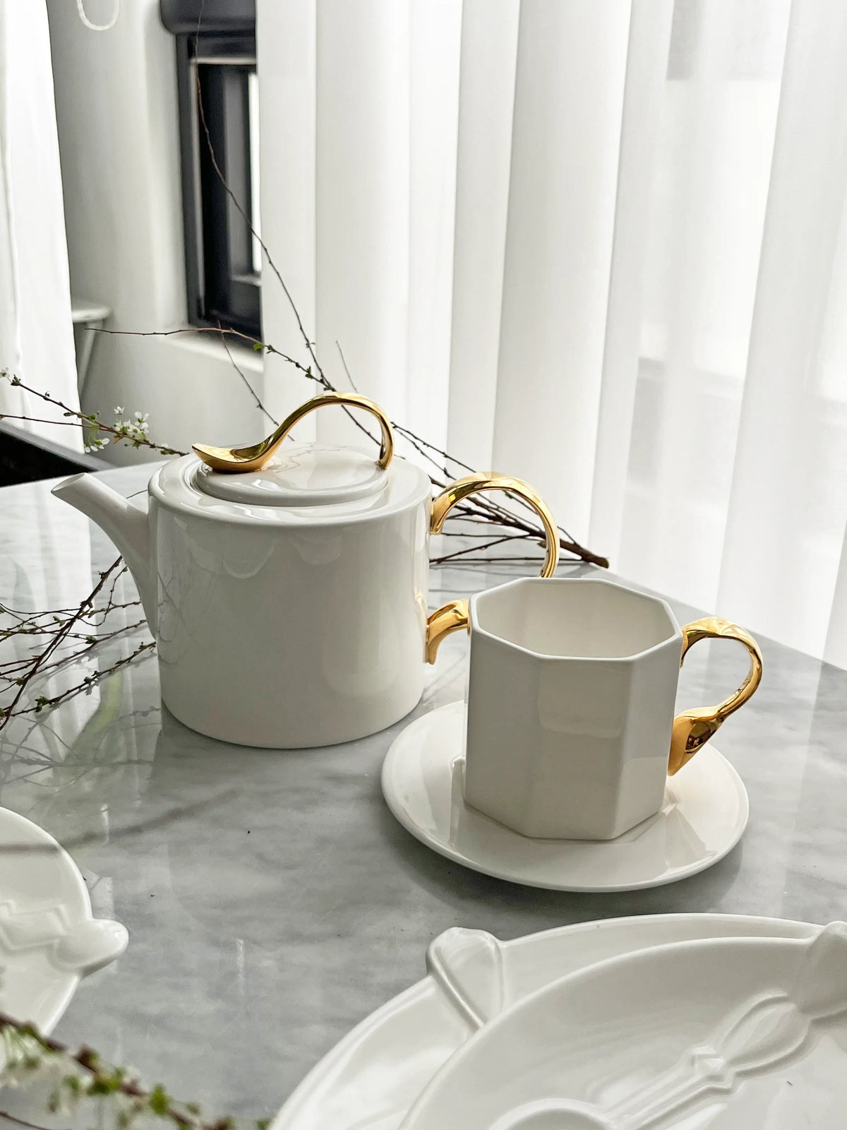 Fork Handle Cutlery Teapot