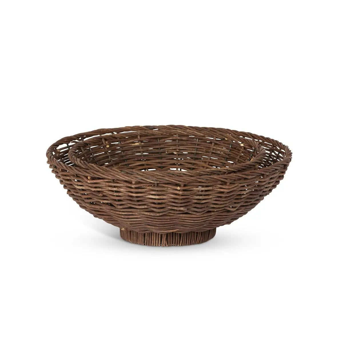 Island Palm Rattan Decorative Bowl Set