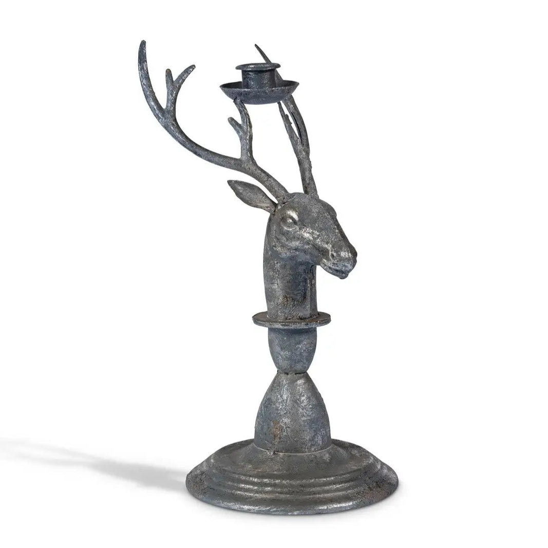 Rustic Deer Candle Holder