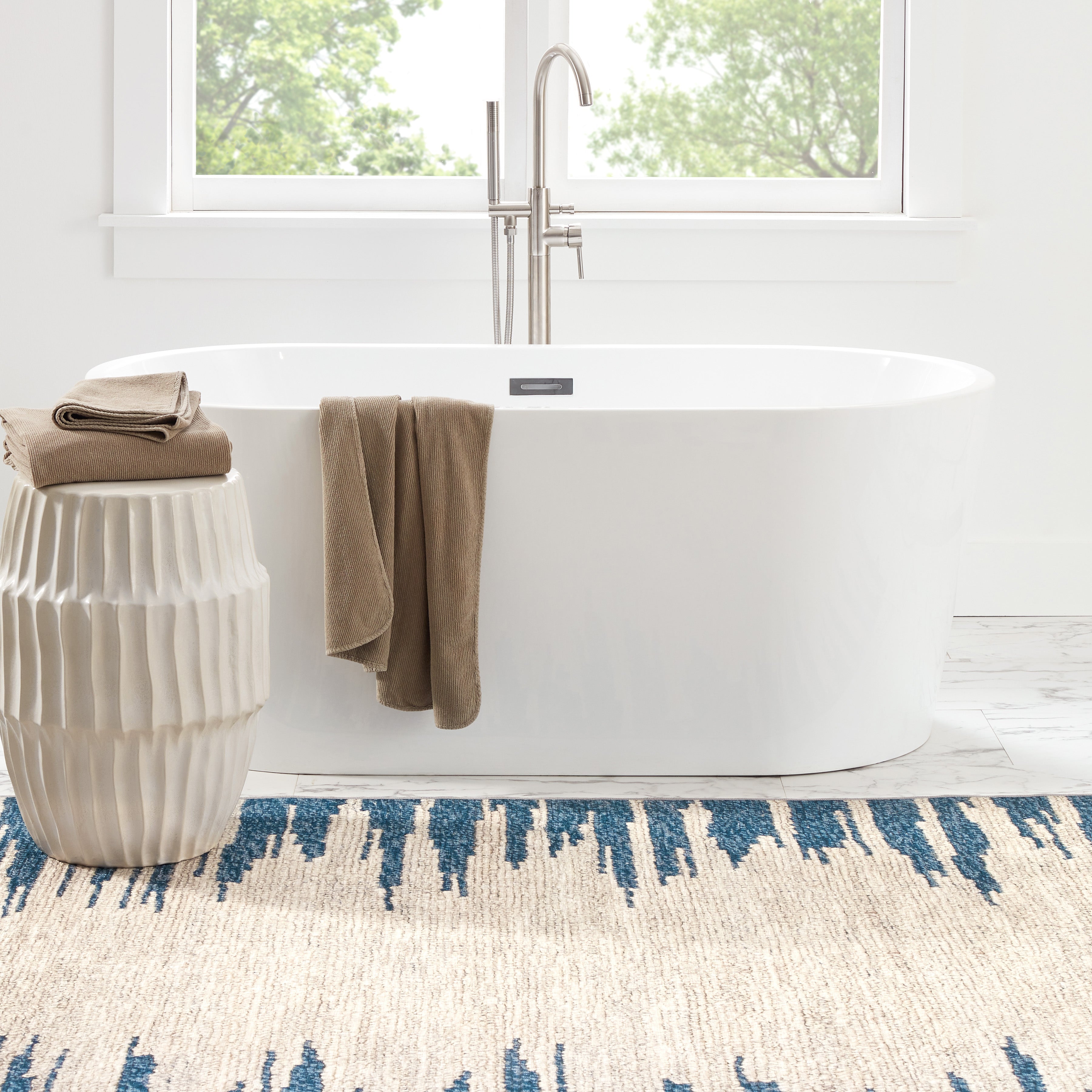 Moss Machine Washable Rug