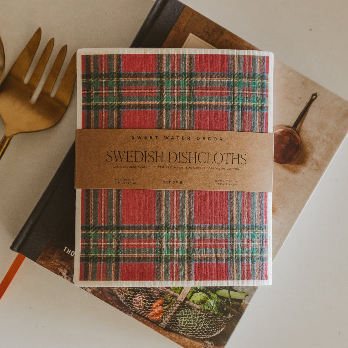 Holiday Pattern Swedish Dishcloth Set