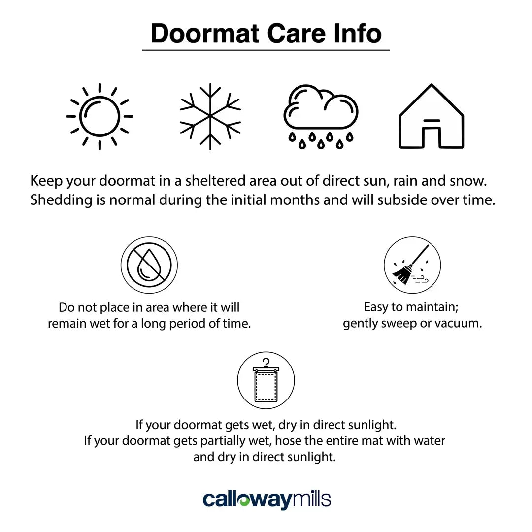 Vertical Wipe Your Paws Doormat