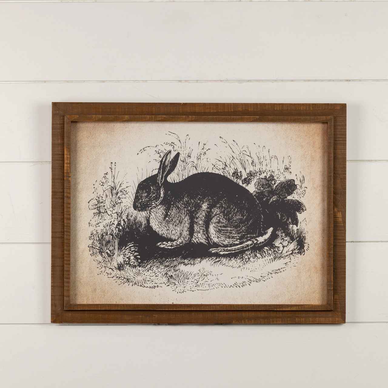Antique Style Bunny Print